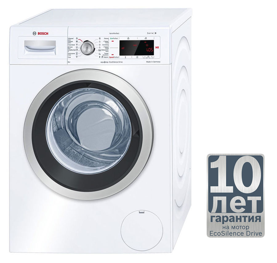 Стиральная машина BOSCH WAW28440OE, фронтальная загрузка, белый Стиральная машина BOSCH WAW28440OE, фронтальная загрузка, белыйСтиральные машины<br>тип загрузки: фронтальная, максимальная загрузка: 9кг, отжим: 1400об/мин, класс стирки: A, класс отжима: B, дисплей, защита от протечек, защита от детей, цвет: белый<br><br>Цвет: белый
