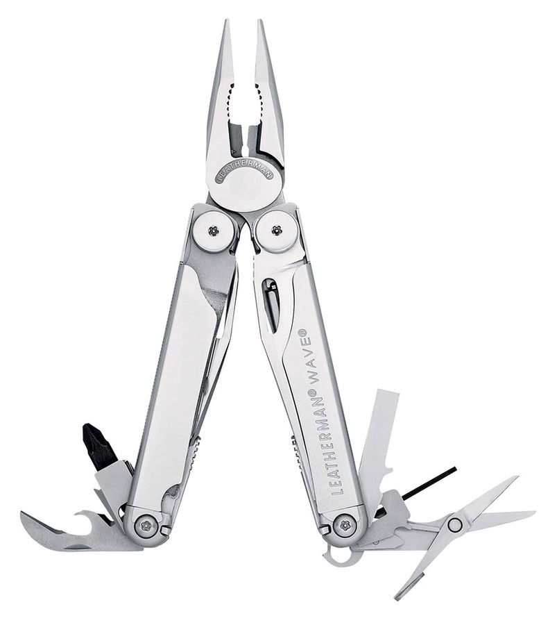 Мультитул Leatherman Wave (830078) 100мм 17функций серебристый карт.коробка