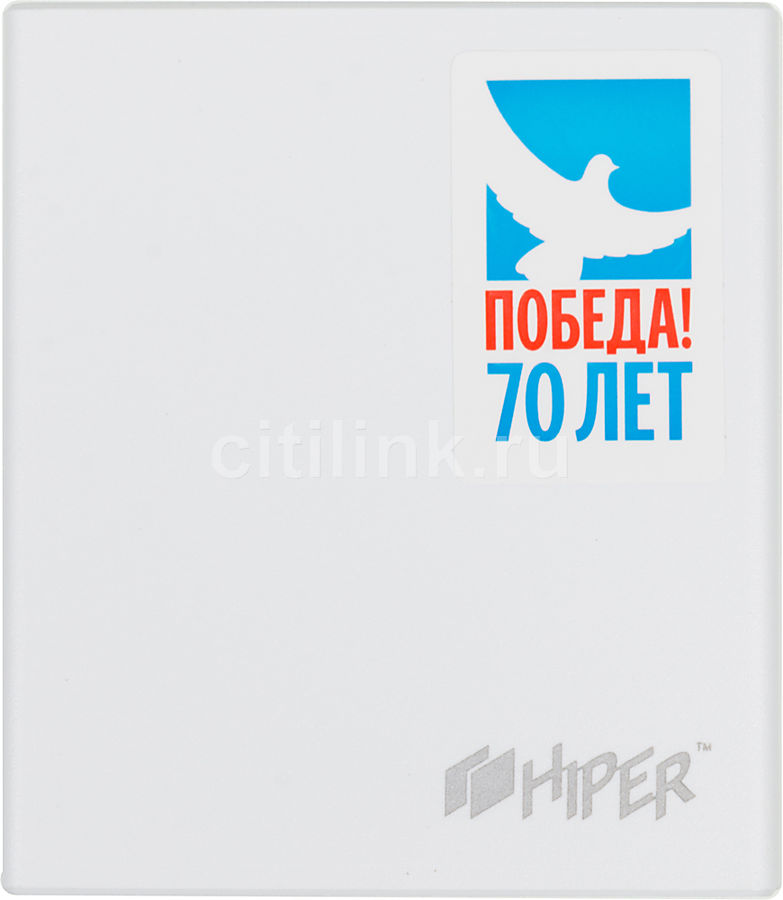 Внешний аккумулятор HIPER RP7500, 7500мAч, белый [rp7500 white]