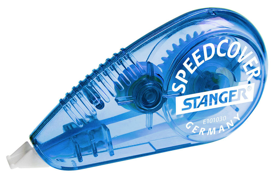 Лента коррект. Stanger Speed Cover 18000101099 12мx5мм с боковой подачей ленты блистер Лента коррект. Stanger Speed Cover 18000101099 12мx5мм с боковой подачей ленты блистерШтрих-корректоры<br>размер ленты: 12мx5мм; с боковой подачей ленты<br>