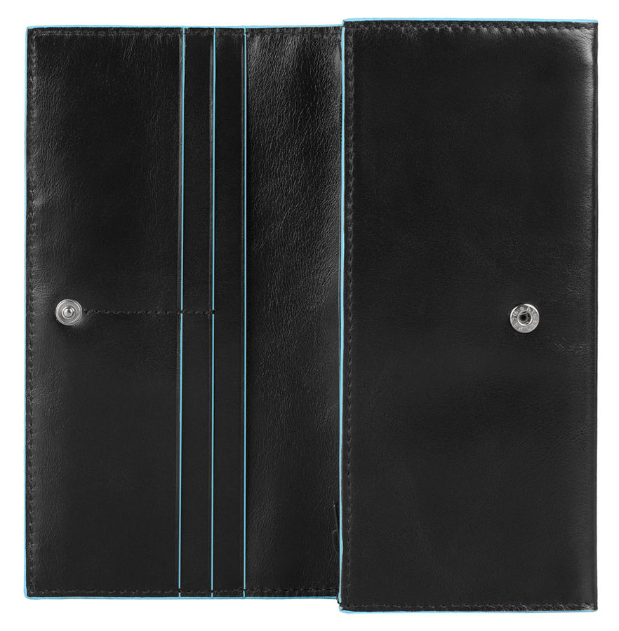Кошелек женский Piquadro Blue Square PD3211B2/N черный натур.кожа Кошелек женский Piquadro Blue Square PD3211B2/N черный натур.кожаКошельки<br>Женское портмоне на кнопке из натуральной кожи. Отделения для купюр, кредитных карт и отделение для мелочи на молнии. Фирменная упаковка.<br><br>Линейка: Blue Square<br>Цвет: черный