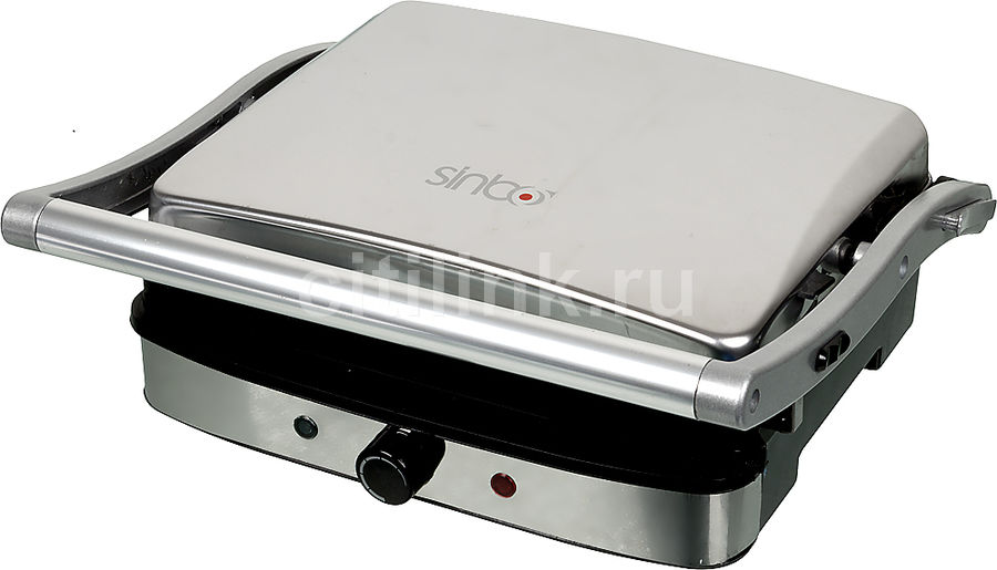 Электрогриль SINBO SSM 2530, белый и черный Электрогриль SINBO SSM 2530, белый и черныйАэрогрили<br>2000Вт; управление: механическое; цвет - белый и черный<br><br>Цвет: белый и черный