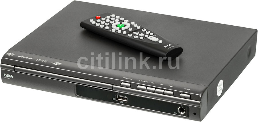 DVD-плеер BBK DVP170SI, темно-серый