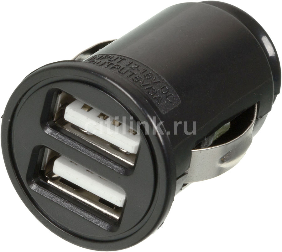 Автомобильное зарядное устройство GINZZU GA-4015UB, 2xUSB, 3A, черный Автомобильное зарядное устройство GINZZU GA-4015UB, 2xUSB, 3A, черныйЗарядные устройства<br>Универсальное автомобильное зарядное устройство с двумя портами USB для зарядки двух устройств одновременно. Компактный корпус.<br><br>Материал: пластик<br>Цвет: черный