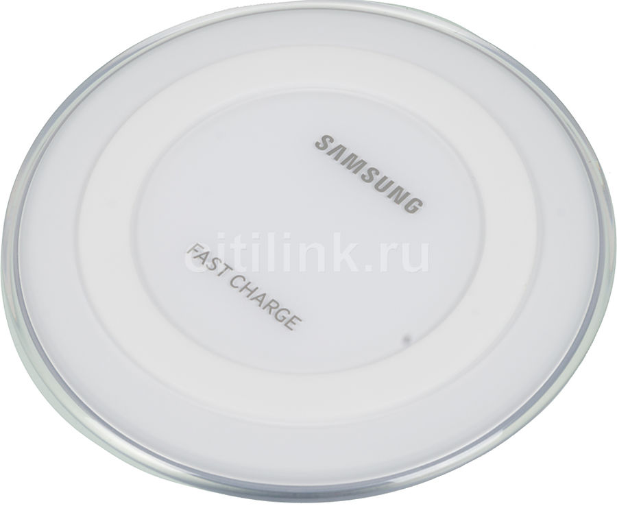 Беспроводное зарядное устройство SAMSUNG EP-PN920BWRGRU, 1A, белый Беспроводное зарядное устройство SAMSUNG EP-PN920BWRGRU, 1A, белыйЗарядные устройства<br>Панель для беспроводной зарядки мобильных устройств с поддержкой стандарта Qi. Для подключения к источнику питания на корпусе панели предусмотрен разъем microUSB. Имеется индикатор зарядки и идентификация быстрой зарядки.<br><br>Материал: пластик<br>Цвет: белый