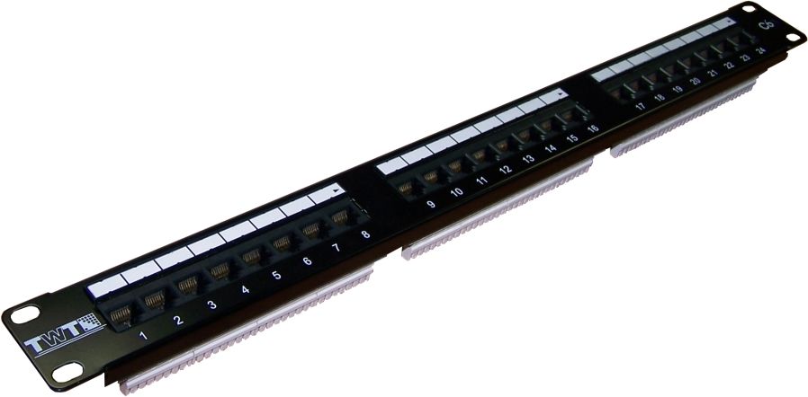 Патч-панель Lanmaster (TWT-PP24UTP/6) 19 1U 24xRJ45 кат.6 UTP Патч-панель Lanmaster (TWT-PP24UTP/6) 19 1U 24xRJ45 кат.6 UTPКабельные продукты для СКС<br>ширина: 19; высота: 1U; порты: 24 х RJ45<br>