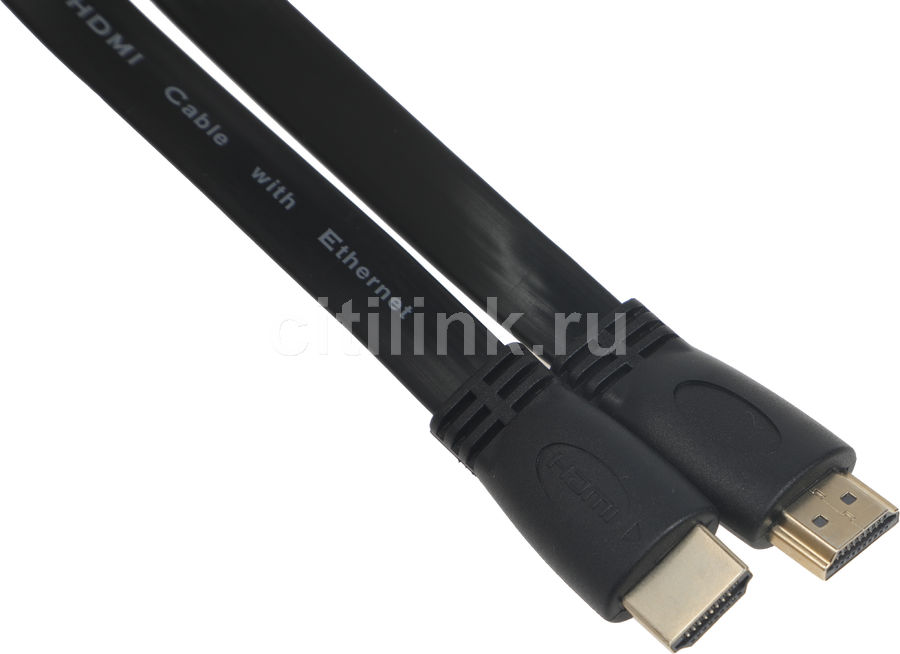 Кабель аудио-видео High Speed ver.1.4 Flat, HDMI (m) - HDMI (m) , ver 1.4, 1.5м, GOLD FLAT черный Кабель аудио-видео High Speed ver.1.4 Flat, HDMI (m) - HDMI (m) , ver 1.4, 1.5м, GOLD FLAT черныйАудио-видео кабели<br>HDMI кабель для подключений компьютеров, ноутбуков Blu-Ray плееров и прочего оборудования к мониторам, телевизорам и проектора.<br><br>Цвет: черный