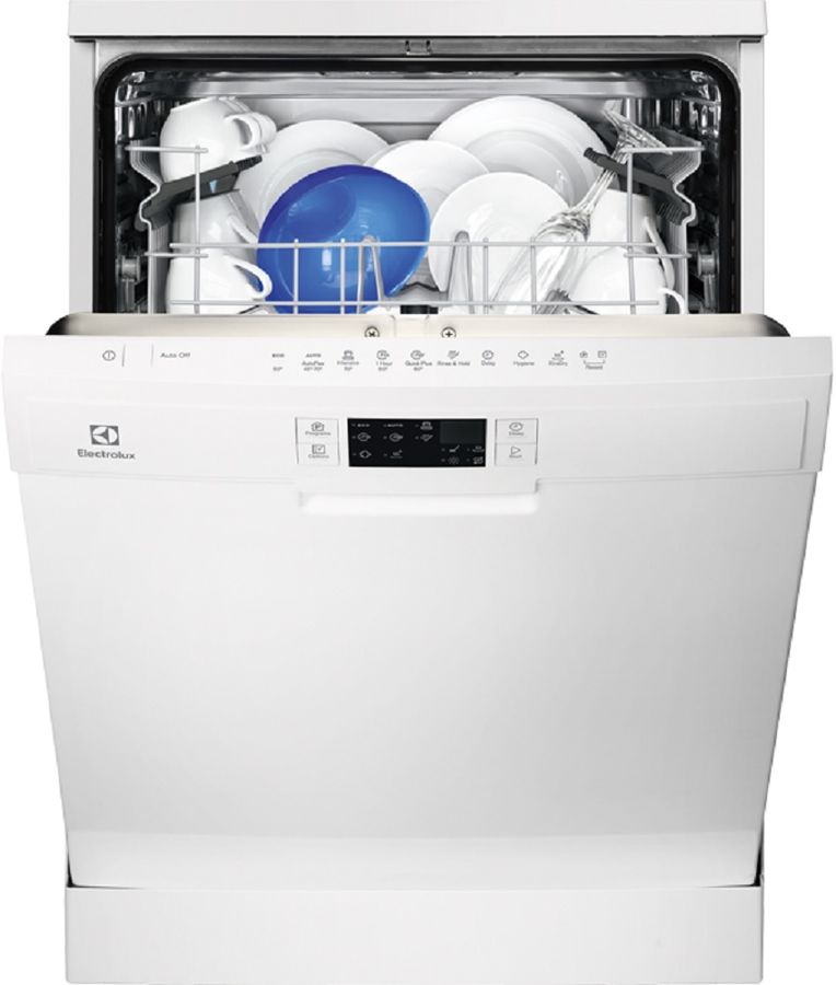 Посудомоечная машина ELECTROLUX ESF9551LOW, полноразмерная, белая Посудомоечная машина ELECTROLUX ESF9551LOW, полноразмерная, белаяПосудомоечные машины<br>тип - полноразмерная, сушка- конденсационная, загрузка 13-комплектов посуды, класс мойки A, класс сушки A, управление- электронное, таймер, дисплей, цвет - белый<br><br>Цвет: белый