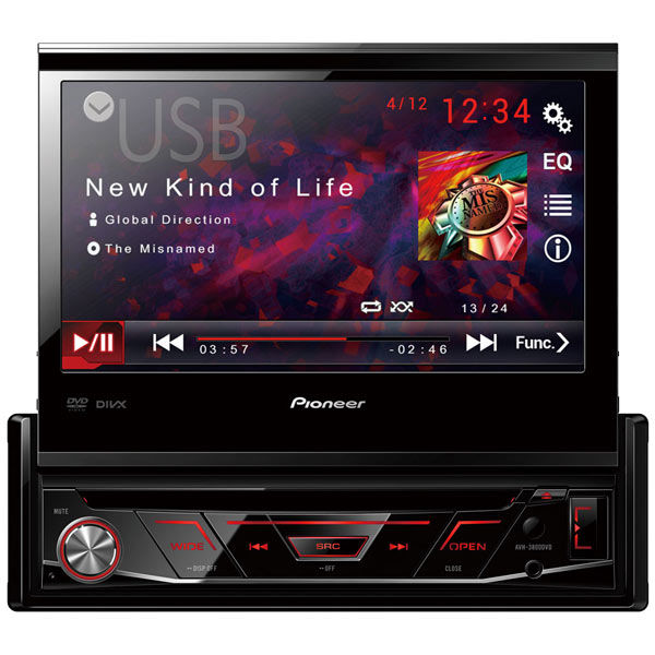 Автомагнитола PIONEER AVH-3800DVD, USB Автомагнитола PIONEER AVH-3800DVD, USBАвтомагнитолы<br>типоразмер: 1 din, CD, DVD, MPEG4, диагональ экрана: 7, USB-порт: фронтальный<br><br>Цвет: черный