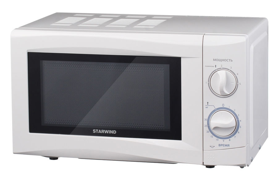 Микроволновая печь STARWIND SMW3220, белый Микроволновая печь STARWIND SMW3220, белыйМикроволновые печи<br>мощность 700Вт, объем 20л, внутреннее покрытие- эмаль, цвет- белый<br>
