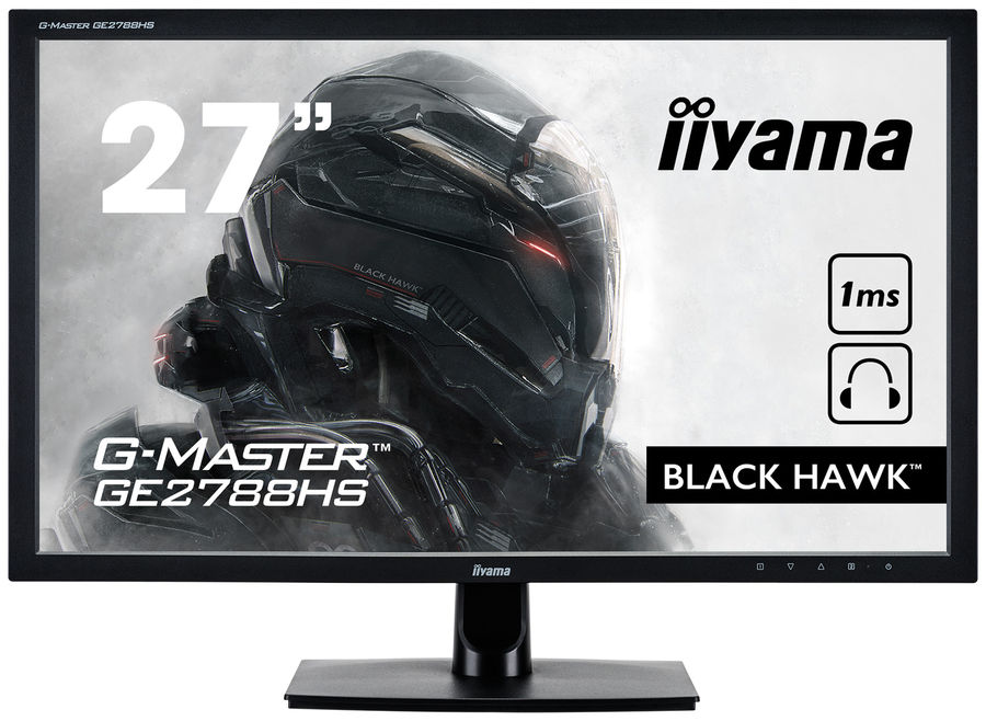 Монитор ЖК IIYAMA ProLite GE2788HS-B2 27, черный Монитор ЖК IIYAMA ProLite GE2788HS-B2 27, черныйМониторы<br>размер экрана: 27, широкоформатная матрица TN+film с разрешением 1920x1080, отношением сторон 16:9, яркостью 300кд/м2, временем отклика 1мс, встроенными динамиками, разъем D-SUB (VGA), DVI, HDMI<br><br>Линейка: ProLite<br>Цвет: черный
