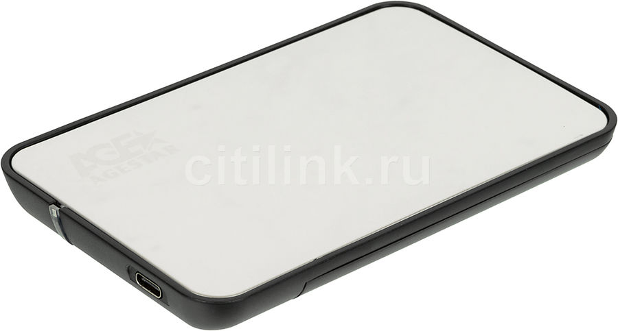 Внешний корпус для HDD/SSD AGESTAR 31UB2A8C, серебристый Внешний корпус для HDD/SSD AGESTAR 31UB2A8C, серебристыйКорпуса для жестких дисков<br>отсек для 2.5 - 1<br>