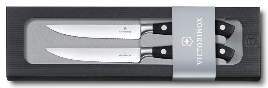 Набор ножей кухон. Victorinox Forged Steak (7.7242.2W) компл.:2шт черный подар.коробка Набор ножей кухон. Victorinox Forged Steak (7.7242.2W) компл.:2шт черный подар.коробкаНаборы ножей<br><br><br>Цвет: черный