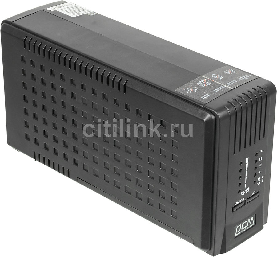 Источник бесперебойного питания POWERCOM Smart King Pro+ SPT-500, 500ВA Источник бесперебойного питания POWERCOM Smart King Pro+ SPT-500, 500ВAИсточники бесперебойного питания<br>тип: line-interactive, мощность: 500ВA, 350Вт, интерфейс USB, защита телефона, модема (RJ-11), защита сети (RJ-45)<br><br>Линейка: Smart King Pro+