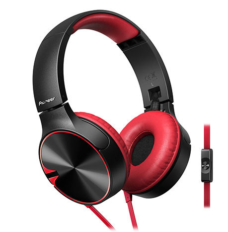 Наушники PIONEER SE-MJ722T-R, накладные, красный/черный, проводные Наушники PIONEER SE-MJ722T-R, накладные, красный/черный, проводныеНаушники<br>тип соединения: проводные; акустический тип: закрытые; тип амбушюр: накладные<br><br>Цвет: красный/черный