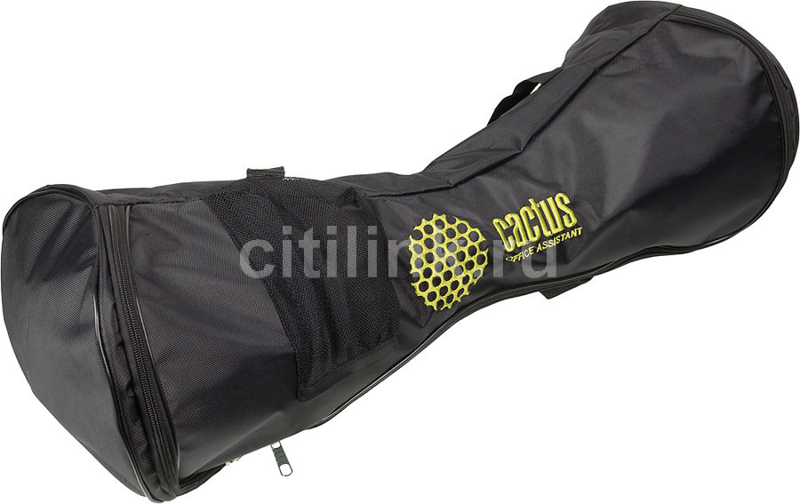 Сумка для гироскутера CACTUS CS-GSBAG_SUV_BK, черный Сумка для гироскутера CACTUS CS-GSBAG_SUV_BK, черныйАксессуары для гироскутеров<br>Сумка для удобной переноски вашего мини сигвея. Главное отделение для гироскутера закрывается с помощью надежной молнии. Сумка подходит для гироскутеров повышенной проходимости Cactus CS-GYROCYCLE_SUV, а также других моделей аналогичного размера. Сделана из прочного полиэстера.<br><br>Материал: полиэстер<br>Цвет: черный