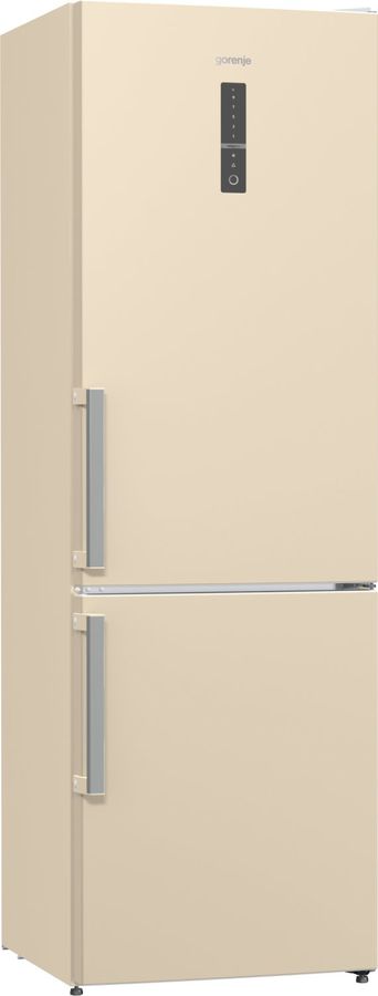 Холодильник GORENJE NRK6192MC, двухкамерный, бежевый Холодильник GORENJE NRK6192MC, двухкамерный, бежевыйХолодильники<br>количество камер: двухкамерный; расположение морозильной камеры- снизу, размораживание морозильной камеры- No Frost, общий объем 329л, объем холодильной камеры 231л, объем морозильной камеры 98л, зона свежести, цвет: бежевый<br><br>Цвет: бежевый