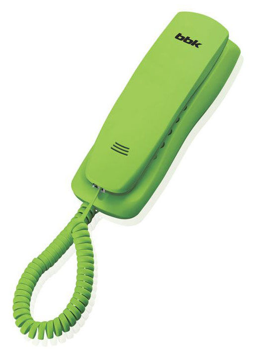 Проводной телефон BBK BKT-105 RU, зеленый Проводной телефон BBK BKT-105 RU, зеленыйПроводные<br>цвет: зеленый<br><br>Цвет: зеленый