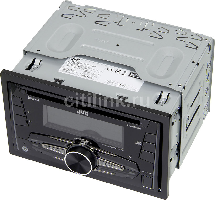 Автомагнитола JVC KW-R920BT, USB Автомагнитола JVC KW-R920BT, USBАвтомагнитолы<br>типоразмер: 2 din, CD, Bluetooth, поддержка iPod, USB-порт: фронтальный<br><br>Цвет: черный