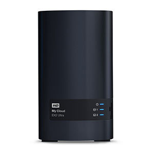 Сетевое хранилище WD My Cloud EX2 Ultra WDBSHB0120JCH-EEUE, 12Тб Сетевое хранилище WD My Cloud EX2 Ultra WDBSHB0120JCH-EEUE, 12ТбСетевые хранилища NAS<br>объём: 12Тб; отсеков для дисков: 2; интерфейс: SATA III; форм-фактор: 3.5; LAN: 10/100/1000 Мбит/с; портов USB3.0: 2; RAID 0, RAID 1, JBOD, горячая замена дисков<br><br>Линейка: My Cloud EX2 Ultra<br>Цвет: темно-серый