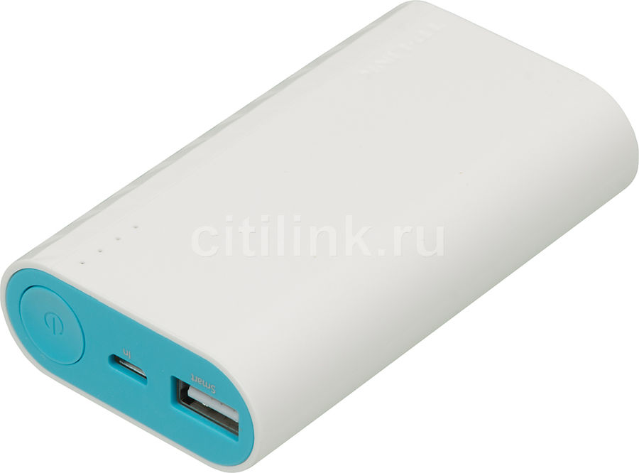 Внешний аккумулятор TP-LINK TL-PB5200, 5200мAч, белый Внешний аккумулятор TP-LINK TL-PB5200, 5200мAч, белыйВнешние аккумуляторы<br>TL-PB5200 - это зарядное устройство в эргономичном корпусе с аккумулятором до 5200 мАч, совместимое с большинством мобильных устройств. При полном заряде оно обладает достаточной энергией для зарядки мобильного устройства до нескольких раз.<br><br>Цвет: белый