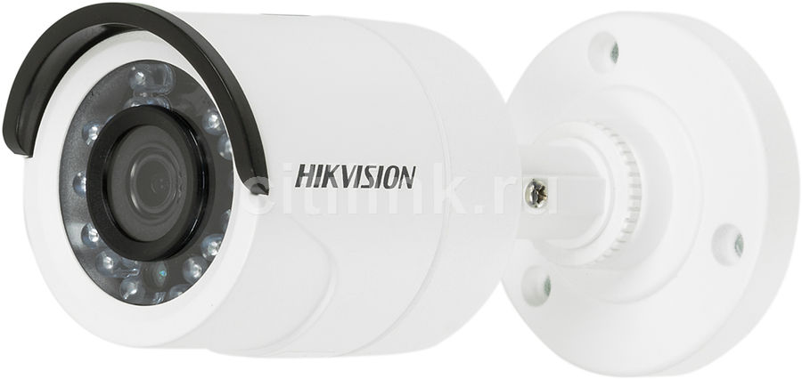 Камера видеонаблюдения HIKVISION DS-2CE16D1T-IR, 3.6 мм, белый Камера видеонаблюдения HIKVISION DS-2CE16D1T-IR, 3.6 мм, белыйКамеры видеонаблюдения<br>съемка: цветная; матрица: CMOS, 2Мп, объектив 3.6 мм; 84.3°; исполнение: уличная; видео: 25 кадр/с, 1984 х 1105; ИК-подсветка; влагозащищенная; низкотемпературная<br><br>Цвет: белый