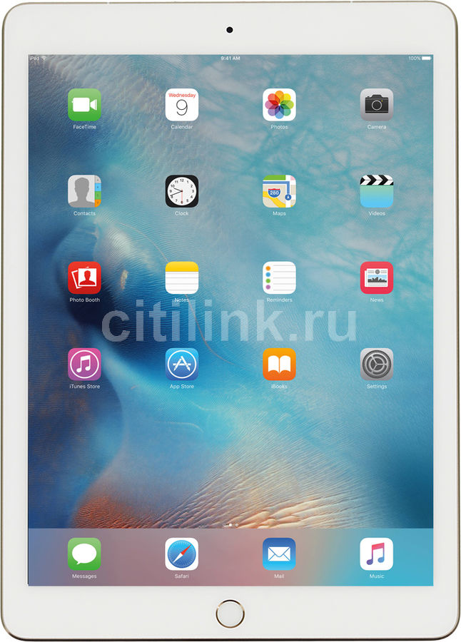 Планшет APPLE iPad Pro 9.7 32Gb Wi-Fi + Cellular MLPY2RU/A, 32GB, 3G, 4G, iOS золотистый Планшет APPLE iPad Pro 9.7 32Gb Wi-Fi + Cellular MLPY2RU/A, 32GB, 3G, 4G, iOS золотистыйПланшеты<br>сенсорный экран, Multitouch, диагональ: 9.7 (24.6 см), разрешение: 2048 x 1536, поддержка 3G, поддержка 4G, Wi-Fi, Bluetooth, EDGE, A-GPS, ГЛОНАСС, основная камера: 12Мп, фронтальная камера: 5Мп, fingerprint, объём встроенной памяти: 32Гб, операционная система: iOS<br><br>Линейка: iPad Pro<br>Цвет: золотистый