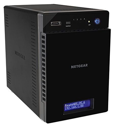 Сетевое хранилище NETGEAR RN21400-100NES, без дисков Сетевое хранилище NETGEAR RN21400-100NES, без дисковСетевые хранилища NAS<br>отсеков для дисков: 4; интерфейс: SATA III; форм-фактор: 2.5/3.5; LAN: 2 х 10/100/1000 Мбит/с; портов USB2.0: 1; портов USB3.0: 2; портов e-SATA: 1; RAID 0, RAID 1, RAID 10, JBOD, горячая замена дисков<br><br>Цвет: черный