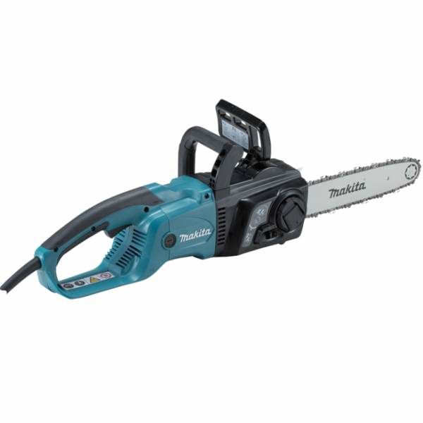 Цепная пила MAKITA UC3551AX1 Цепная пила MAKITA UC3551AX1Цепные пилы<br>двигатель: электрический; мощность: 2000Вт; длина шины: 35см; электропитание: от сети; вес: 5.5кг<br>