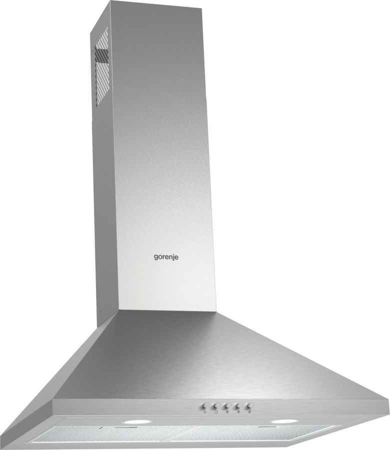 Вытяжка каминная Gorenje WHC623E16X нержавеющая сталь управление: кнопочное (1 мотор) Вытяжка каминная Gorenje WHC623E16X нержавеющая сталь управление: кнопочное (1 мотор)Каминные вытяжки<br>количество двигателей: 1; мощность: 141Вт; производительность: 505м3/час; режим: отвод/циркуляция; диаметр штуцера: 150 мм; встроенная подсветка; фильтр: Моющийся алюминиевый фильтр с полиуретановой пеной; ширина: 60см; цвет: нержавеющая сталь<br><br>Цвет: нержавеющая сталь