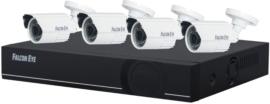 Комплект видеонаблюдения FALCON EYE FE-3104AHD KIT 1080N Комплект видеонаблюдения FALCON EYE FE-3104AHD KIT 1080NКомплекты видеонаблюдения<br>количество камер: 4; каналов записи: 4; форматы сжатия видео: H.264<br>