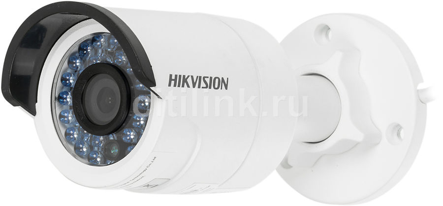 Видеокамера IP HIKVISION DS-2CD2022WD-I, 4 мм, белый Видеокамера IP HIKVISION DS-2CD2022WD-I, 4 мм, белыйКамеры видеонаблюдения<br>съемка: цветная; матрица: CMOS, 2Мп, объектив 4 мм; 90°; исполнение: уличная; видео: 25 кадр/с, 1920 х 1080; ИК-подсветка; съемка в HDR; PoE; влагозащищенная; низкотемпературная; детектор движения; RJ-45<br><br>Цвет: белый