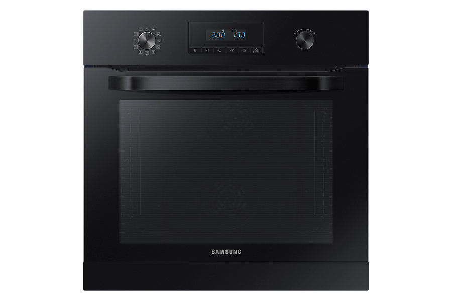 Духовой шкаф SAMSUNG NV70K3370BB, черный Духовой шкаф SAMSUNG NV70K3370BB, черныйЭлектрические духовые шкафы<br>электрическая; объем: 70л; гриль; конвекция; защита от детей; ширина 59.5см; цвет: черный<br><br>Цвет: черный