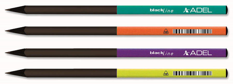 Карандаш чернографит. Adel BlackLine DEEP 203-1130-764 HB трехгран. черное дерево корпус ассорти Карандаш чернографит. Adel BlackLine DEEP 203-1130-764 HB трехгран. черное дерево корпус ассортиКарандаши чернографитовые<br>твердость: HB; профиль корпуса: трехгранный; материал корпуса: черное дерево<br>