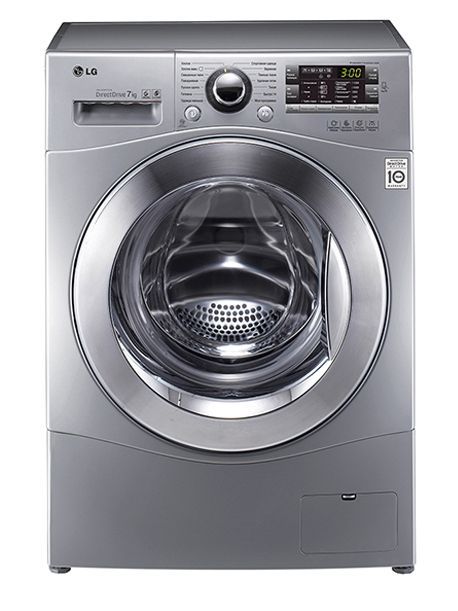 Стиральная машина LG FH2A8HDN4, фронтальная загрузка, серебристый Стиральная машина LG FH2A8HDN4, фронтальная загрузка, серебристыйСтиральные машины<br>тип загрузки: фронтальная, максимальная загрузка: 7кг, отжим: 1200об/мин, класс стирки: A, класс отжима: B, дисплей, цвет: серебристый<br><br>Цвет: серебристый