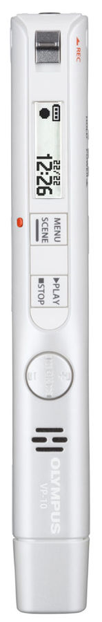 Диктофон OLYMPUS VP-10 USB 4 Gb, белый [v413111we000]