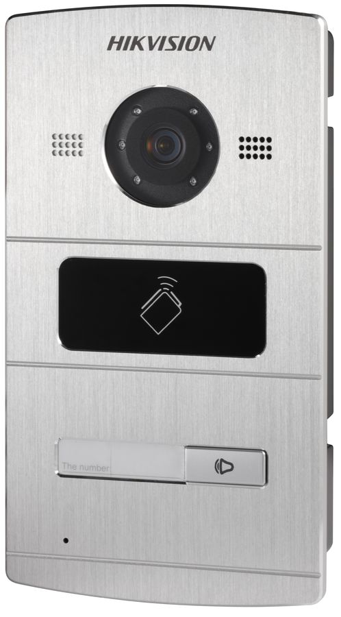 Видеопанель HIKVISION DS-KV8102-IM, цветная, накладная, серебристый Видеопанель HIKVISION DS-KV8102-IM, цветная, накладная, серебристыйВызывные панели<br>способ крепления: накладная; матрица: CMOS; ИК подсветка; цвет: серебристый<br><br>Цвет: серебристый