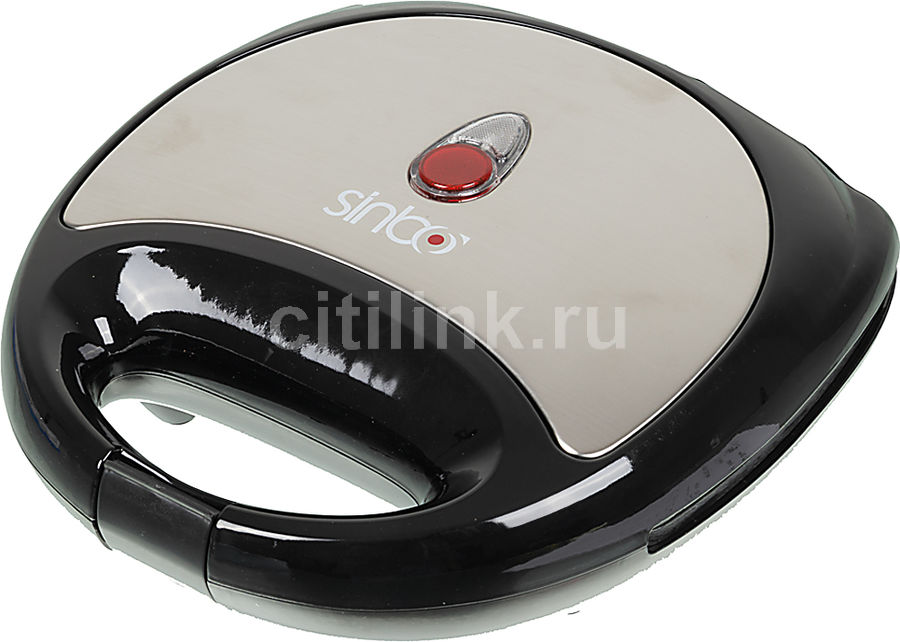 Сэндвичница SINBO SSM 2525G, черный Сэндвичница SINBO SSM 2525G, черныйСэндвичницы<br>мощность 800Вт, индикатор нагрева, цвет- черный<br><br>Цвет: черный