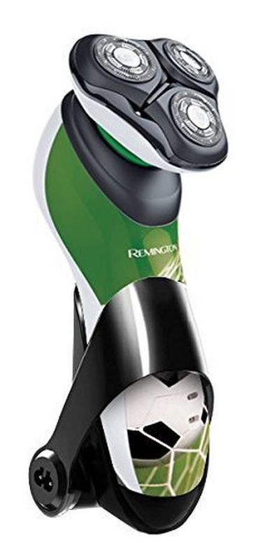 Электробритва REMINGTON XR1340F, зеленый и белый Электробритва REMINGTON XR1340F, зеленый и белыйЭлектробритвы<br>роторная, количество бритвенных головок 3шт, влажное бритье, триммер, промывка ножей под водой, питание от аккумулятора, цвет зеленый и белый<br><br>Цвет: зеленый и белый