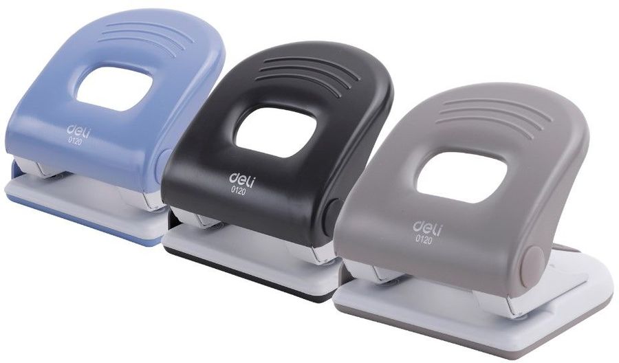 Дырокол Deli PRO E0120 макс.:40лист. металл ассорти отв.:2 с линейкой Дырокол Deli PRO E0120 макс.:40лист. металл ассорти отв.:2 с линейкойДыроколы<br>пробиваемых листов, до 40; пробиваемых отверстий, до 2; диаметр отверстий 6мм; расстояние между отверстиями 80мм; с линейкой<br><br>Цвет: ассорти