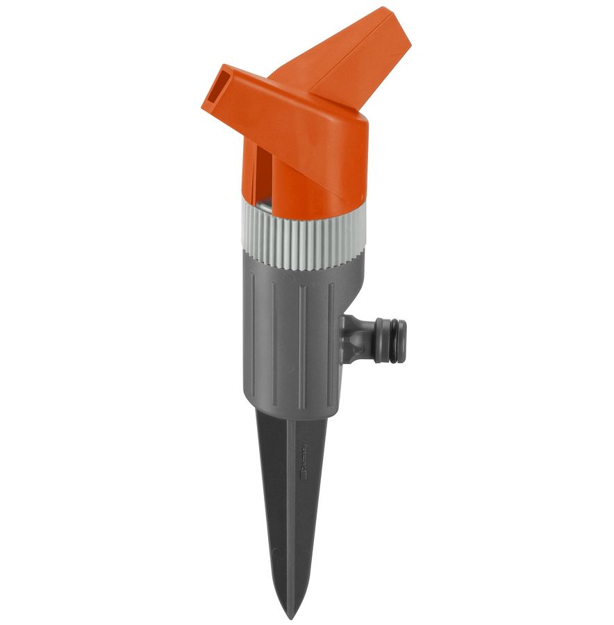 Дождеватель Gardena Foxtrott Classic (01953-20.000.00) Дождеватель Gardena Foxtrott Classic (01953-20.000.00)Поливочное оборудование<br>Диаметр полива дождевателя не превышает 13 м, что позволяет поливать садовые небольшие участки площадью до 130 м2. Дождеватель прочно закреплен на колышке, благодаря которому он легко и надежно устанавливается на газоне или земле. Для простого полива.<br>