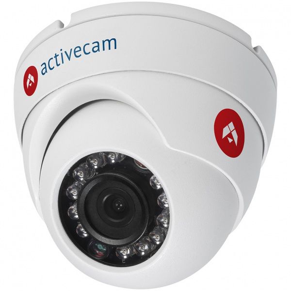 Видеокамера IP ACTIVECAM AC-D8121IR2, 3.6 мм, белый Видеокамера IP ACTIVECAM AC-D8121IR2, 3.6 мм, белыйКамеры видеонаблюдения<br>матрица: CMOS, 2Мп, объектив 3.6 мм; исполнение: уличная; видео: 25 кадр/с, 1920 х 1080; ИК-подсветка; съемка в HDR; PoE; антивандальная; влагозащищенная; низкотемпературная; RJ-45<br><br>Цвет: белый