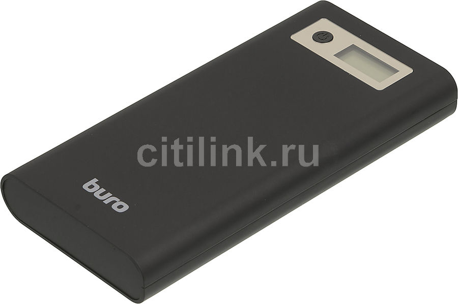 Внешний аккумулятор BURO RA-16000-3U-LCD-BK, 16000мAч, черный Внешний аккумулятор BURO RA-16000-3U-LCD-BK, 16000мAч, черныйВнешние аккумуляторы<br>Мобильный аккумулятор c выходным USB-портом. Способен подзарядить мобильное устройство. Автоматическое отключение. Корпус из ABC-пластика. Выдерживает до 500 циклов перезарядки.<br><br>Цвет: черный