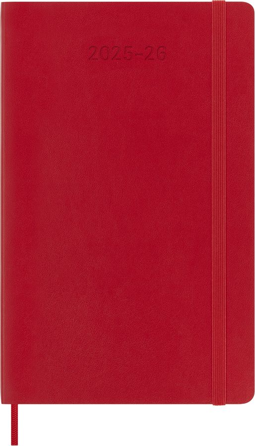 Еженедельник MOLESKINE ACADEMIC WKNT LGS, датированный на 18 месяцев, 208стр., красный Еженедельник MOLESKINE ACADEMIC WKNT LGS, датированный на 18 месяцев, 208стр., красныйЕжедневники и записные книжки<br>Записная книжка-еженедельник Moleskine в твердой обложке рассчитан на 18 месяцев, начиная с июля и заканчивая декабрем. На левой странице отображаются намеченные на текущую неделю встречи, а правая линованная страница предназначена для записи заметок и идей.<br><br>Цвет: красный