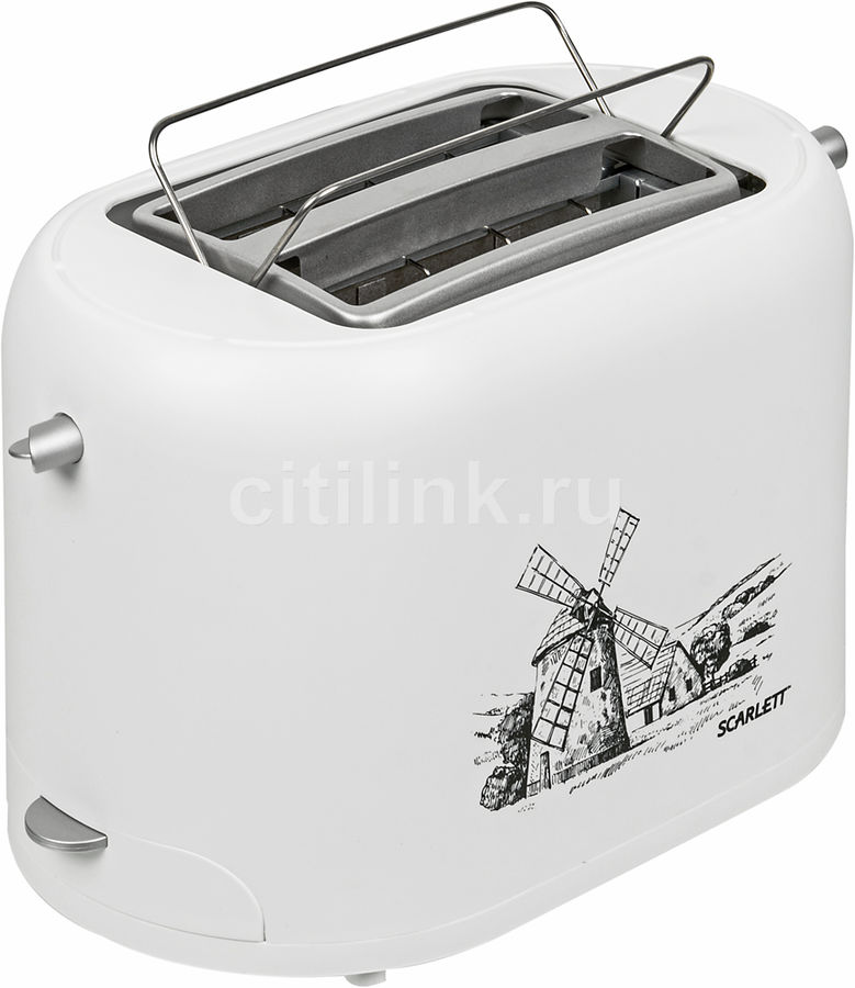 Тостер SCARLETT SC-TM11003, белый/рисунок Тостер SCARLETT SC-TM11003, белый/рисунокТостеры<br>мощность 800Вт, отделений- 2, степеней обжаривания- 7, подогревание булочек, лоток для крошек, разморозка и обжаривание, функция подогрев, отсек для сетевого шнура, цвет - белый<br><br>Цвет: белый/рисунок