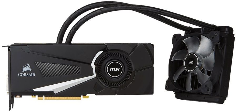 Видеокарта MSI GeForce GTX 1080, GTX 1080 SEA HAWK X, 8Гб, GDDR5X, OC, Ret Видеокарта MSI GeForce GTX 1080, GTX 1080 SEA HAWK X, 8Гб, GDDR5X, OC, RetВидеокарты<br>nVidia GeForce GTX 1080; частота процессора: 1708 МГц (1847 МГц, в режиме Boost); частота памяти: 10108МГц; объём видеопамяти: 8Гб; тип видеопамяти: GDDR5X; OverClock Edition; поддержка: SLI; DirectX 12/OpenGL 4.5; доп. питание: 8 pin; блок питания не менее: 500Вт; тип поставки: Ret<br>