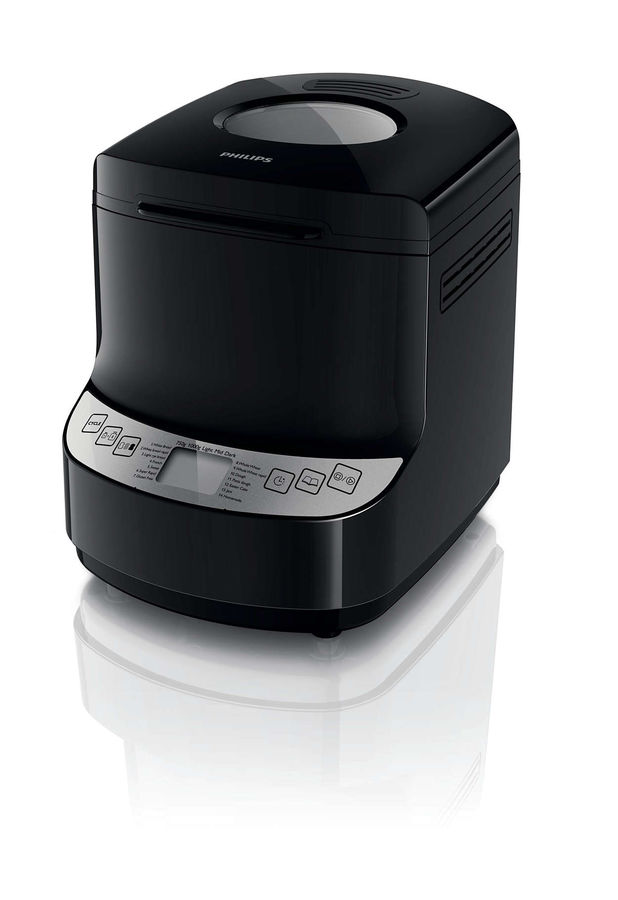 Хлебопечь PHILIPS HD9046/90, черный Хлебопечь PHILIPS HD9046/90, черныйХлебопечи<br>мощность 660Вт, вес выпечки 750/1000г, отсрочка старта 13ч, программ приготовления- 14, форма выпечки буханка, антипригарное покрытие, замес теста, бездрожжевая выпечка, поддержание температуры, цвет- черный<br><br>Цвет: черный