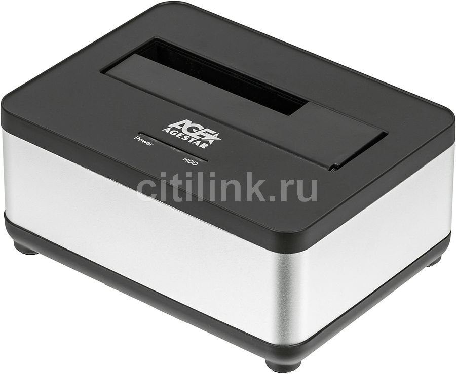 Док-станция для HDD AGESTAR 3UBT7, серебристый Док-станция для HDD AGESTAR 3UBT7, серебристыйКорпуса для жестких дисков<br><br>