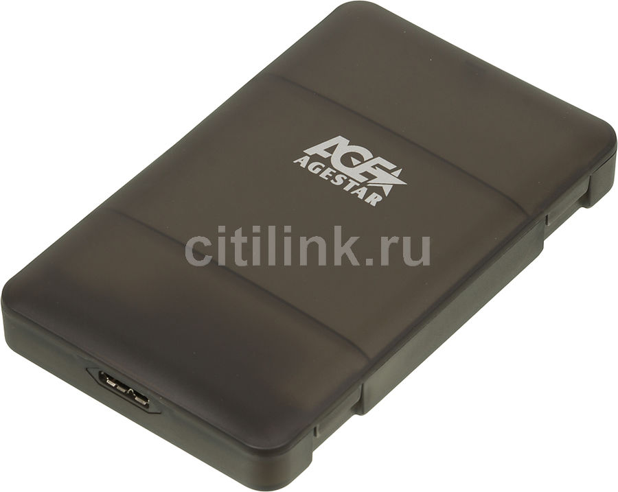Внешний корпус для HDD/SSD AGESTAR 3UBCP3, черный Внешний корпус для HDD/SSD AGESTAR 3UBCP3, черныйКорпуса для жестких дисков<br>отсек для 2.5 - 1<br>