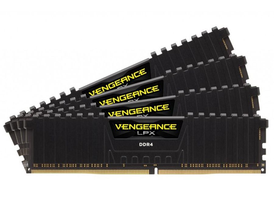 Модуль памяти CORSAIR Vengeance LPX CMK64GX4M4B2800C14 DDR4 - 4x 16Гб 2800, DIMM, Ret Модуль памяти CORSAIR Vengeance LPX CMK64GX4M4B2800C14 DDR4 - 4x 16Гб 2800, DIMM, RetМодули памяти<br>288-pin; частота: 2800; латентность: CL14; форм-фактор: DIMM; комплект модулей для идеальной совместной работы, оснащается радиатором для эффективного охлаждения, тип поставки: Ret<br><br>Линейка: Vengeance LPX